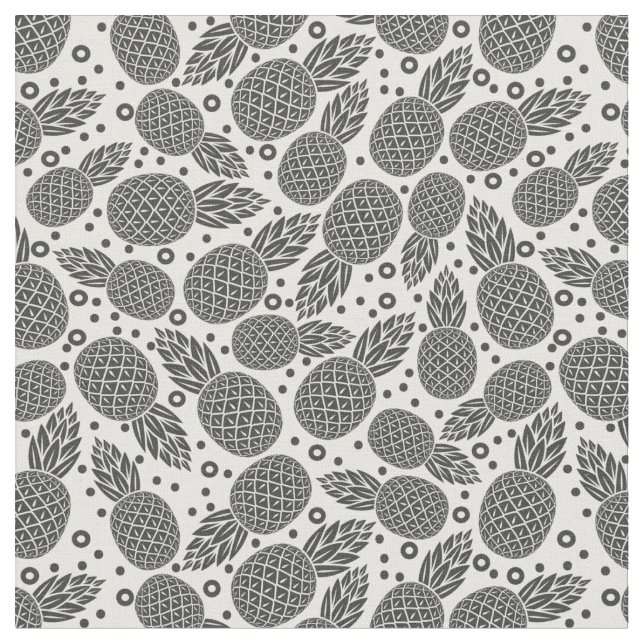 Tissu Ananas monochromes (Fermer)