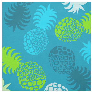 Tissu Ananas tropical de Momona Hawaiian