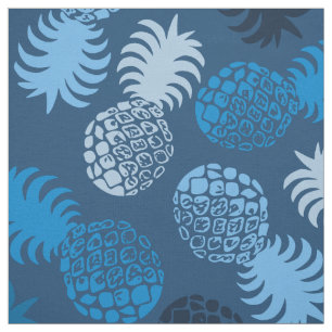 Tissu Ananas tropical de Momona Hawaiian