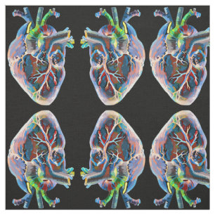Tissu Anatomie Abstraite Coeur humain Art original