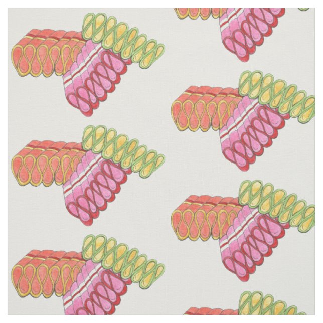 Tissu Ancien classique de ruban dur bonbon Noël (Échantillon)