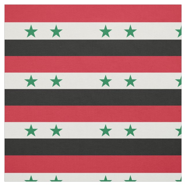 Tissu Ancien drapeau de Syrie (Échantillon)