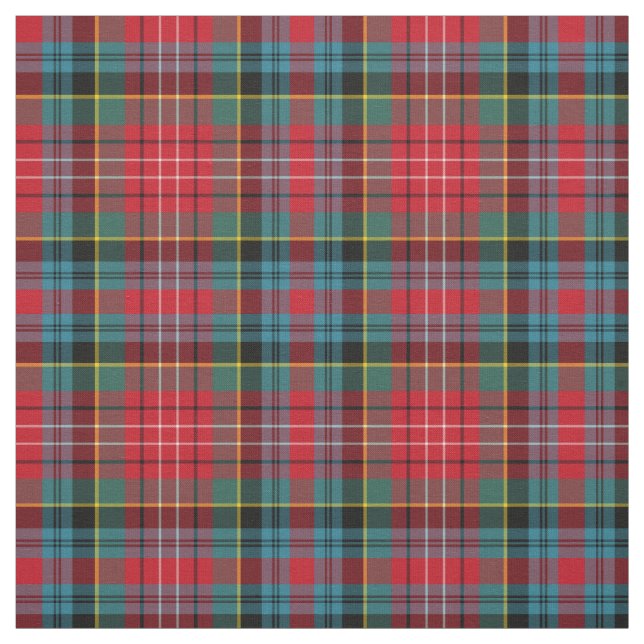 Tissu Ancien Tartan Calédonie (Échantillon)