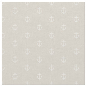 Tissu Ancre beige lin