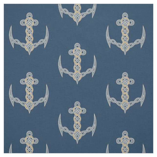 Tissu Ancre celtique 1 Motif (Échantillon)