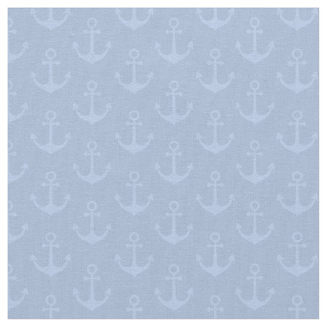 Tissu Ancres Tonales sur Bleu (Fermer)