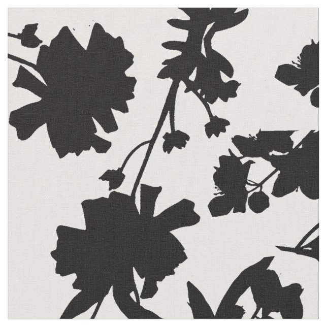 Tissu Andreya noir et blanc (Fermer)