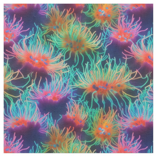 Tissu Anémone de mer (Fermer)