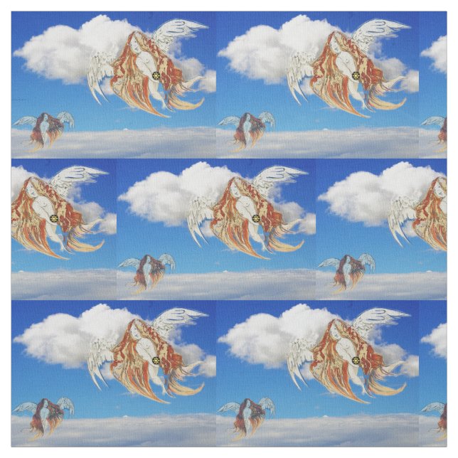 Tissu Ange de la terre (Échantillon)