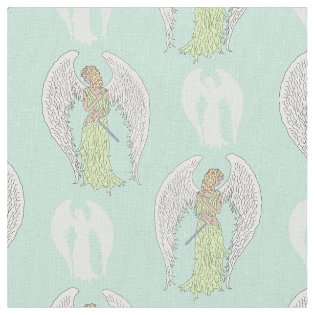 Tissu Ange déchiré en lambeaux (Fermer)