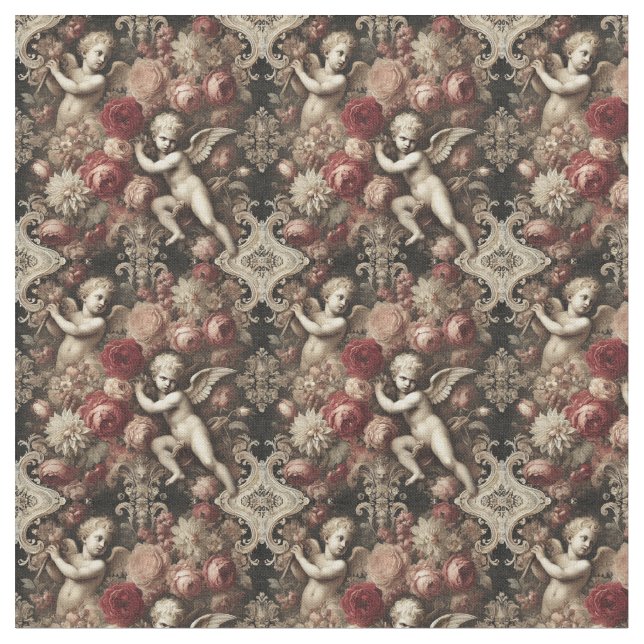Tissu Angels de discorde - Carreaux Gothiques Dense (Fermer)