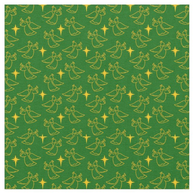 Tissu Anges de Noël (Fermer)