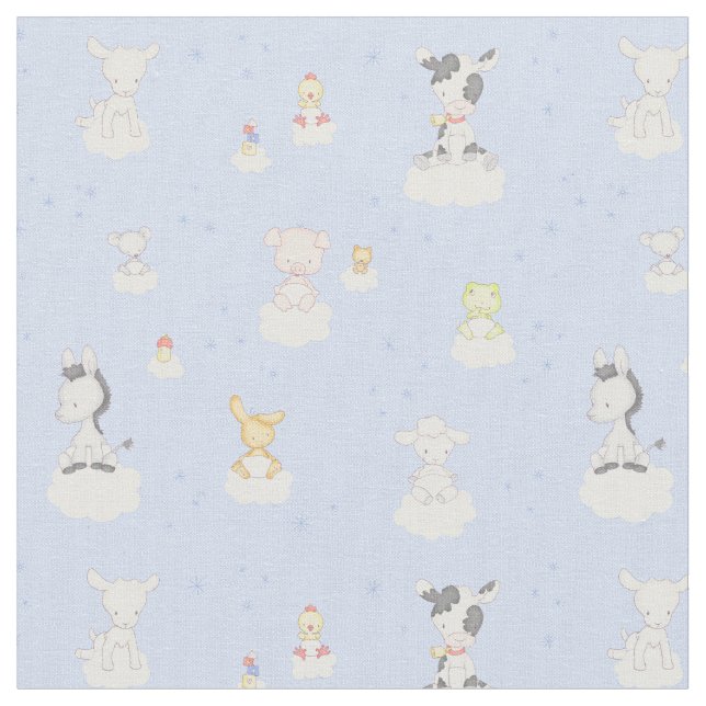 Tissu Animaux de garderie d'enfants (Fermer)