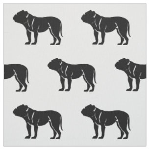 Tissu Animaux familiers de motif de silhouette de