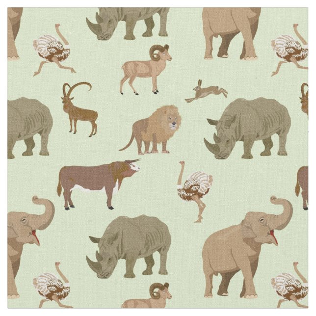 Tissu Animaux sauvages (Fermer)