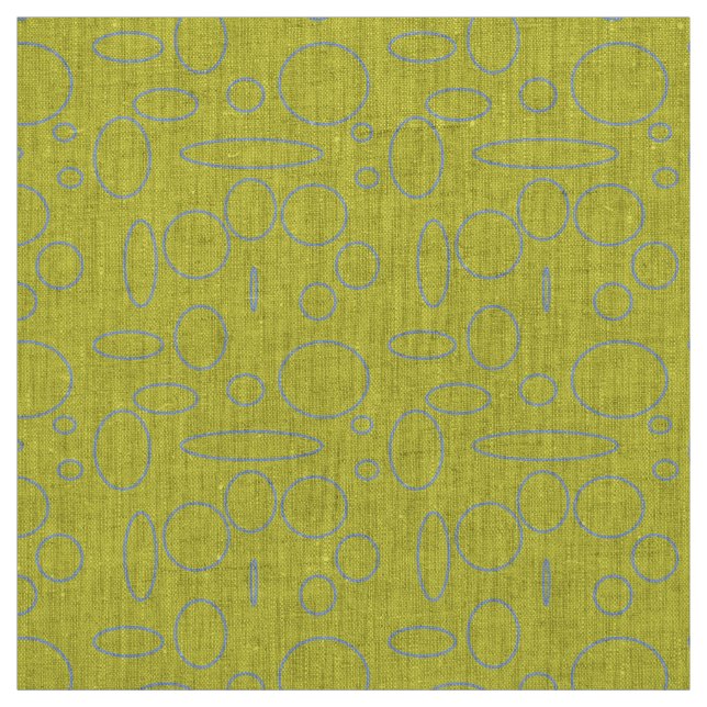 Tissu Anime Popcorn Cercles Jaunes (Échantillon)