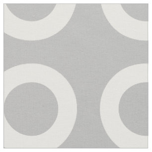 Tissu anneaux monochromatiques minimalistes