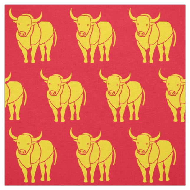 Tissu Année de l'Ox (Échantillon)