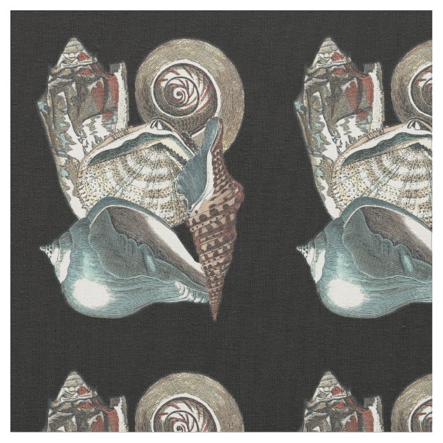 Tissu Anthologie de coquillage (Fermer)