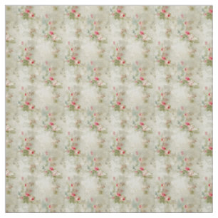 Tissu Antique Rose Shabby Élégance chic