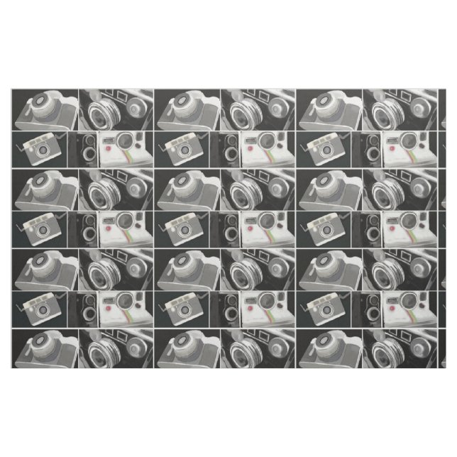 Tissu Appareils-photo d'appareils-photo (Fat Quarter)