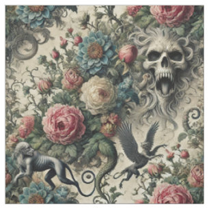 Tissu Appel à la galerie de nuit - Carrelage de déclarat