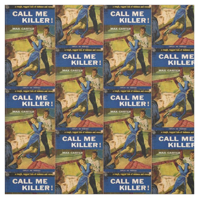 Tissu Appelez-moi Killer papier de couverture de la fict (Échantillon)