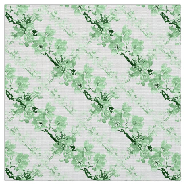 Tissu Apricot en fleurs. (Échantillon)