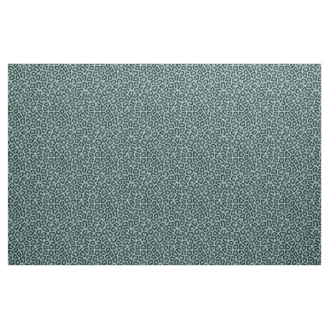 Tissu Aqua du Motif de fourrure Leopard (Yard)