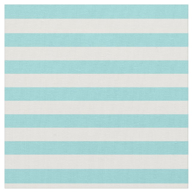 Tissu Aqua et blanc de Shell de ventouse barrés (Fermer)