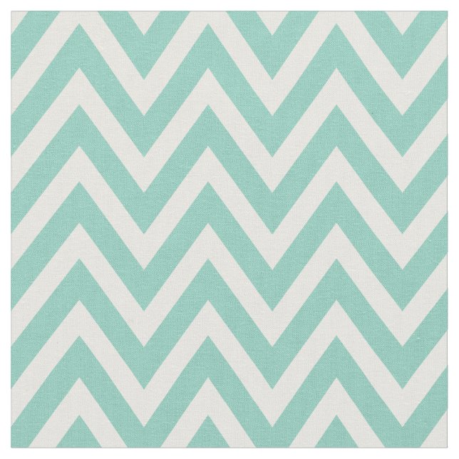 Tissu Aqua Modern Chevron Stripes (Fermer)