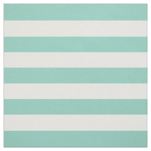 Tissu Aqua Preppy Stripes