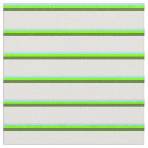 Tissu Aquamarine, Chartreuse, Vert olive foncé & Cyan