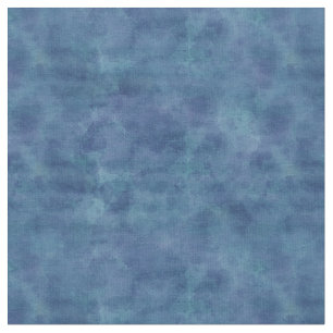 Tissu Aquarelle bleue Abstrait Clouds Motif