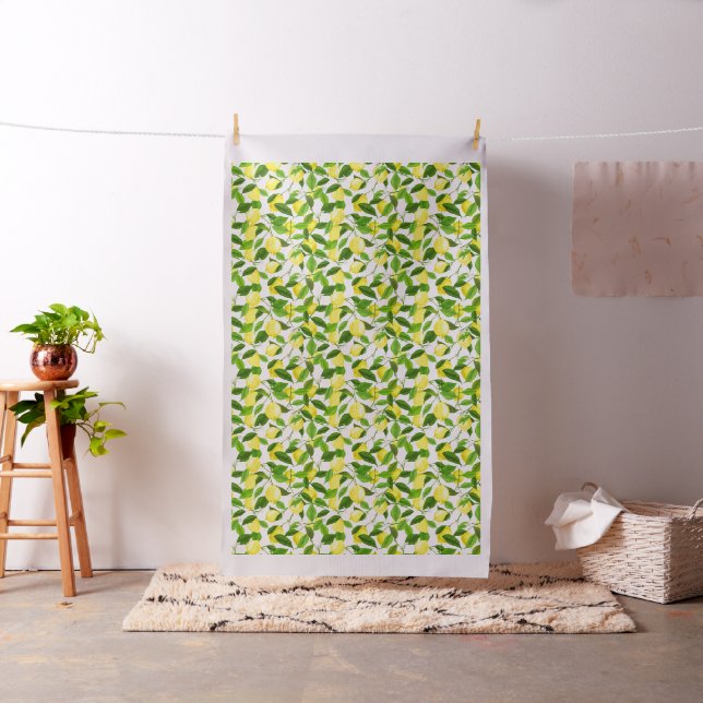 Tissu Aquarelle Citron 1 (In Situ)