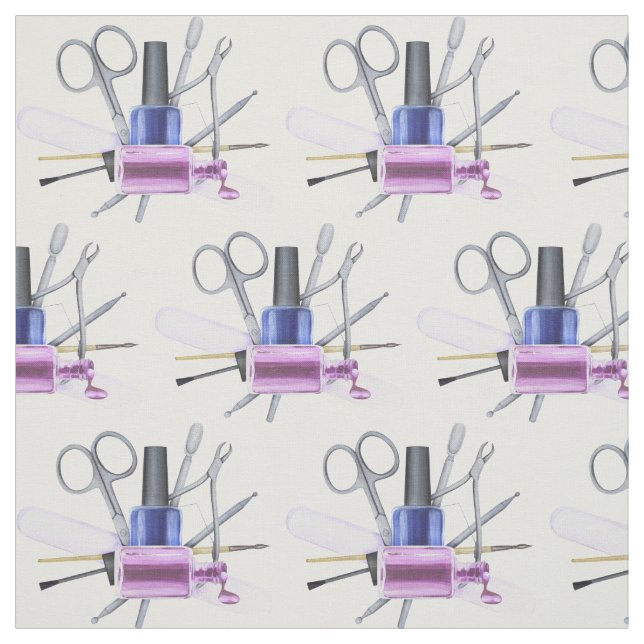 Tissu Aquarelle clou polonais Beauté Salon Nails (Échantillon)