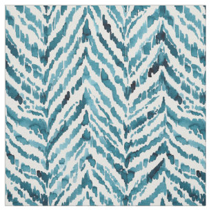 Tissu Aquarelle d'impression de zèbre de safari de