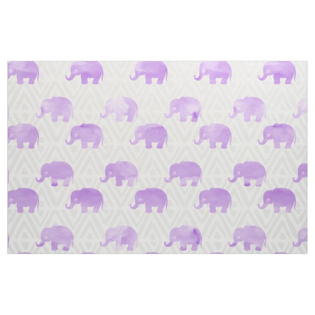 Tissu Aquarelle Elephant Shibori Primitive Chevron (Fat Quarter)