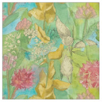 Aquarelle Fleur sauvage de graines rose Milkweed P