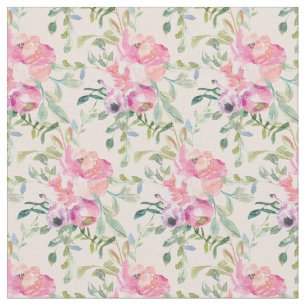 Tissu Aquarelle Florale
