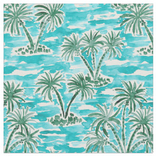 Tissu Aquarelle hawaïenne tropicale du PAYS DES