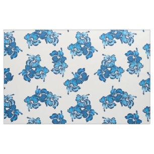 Tissu Aquarelle Hibiscus Hawaiian Tropical