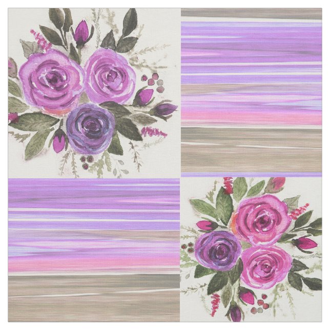Tissu Aquarelle. Patchwork. (Échantillon)