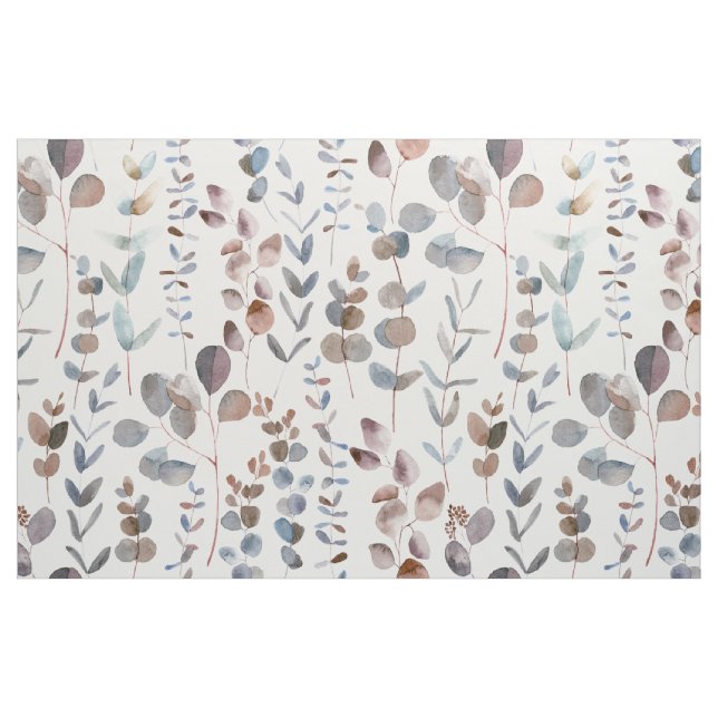 Tissu Aquarelle Russe Eucalyptus Motif sans couture  (Yard)