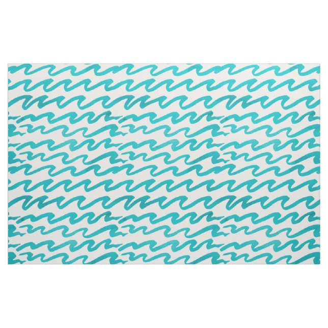 Tissu Aquarelle Shibori Coordonnée des vagues (Fat Quarter)