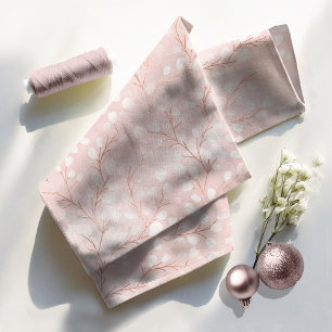 Tissu Aquarelle Snowdrops Pink/Copper ID726