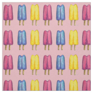 Tissu Aquarelle Twin Pop Popsicles Ice Lollies
