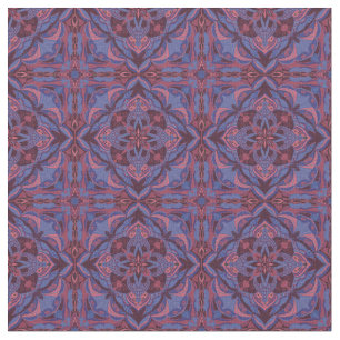 Tissu Aquarelle Vintage Azulejo