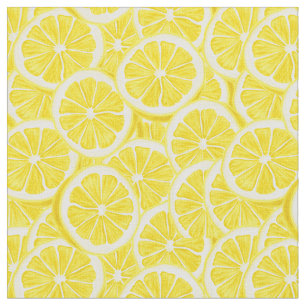 Tissu Aquarelles de citron