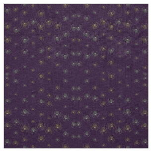 Tissu Araignées vintages Déplaisant Profond violet Motif